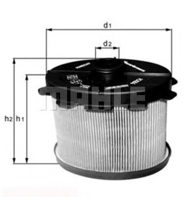 Паливний фільтр KX84D Mahle Original