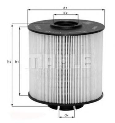 Фільтр паливний Mahle Original KX672D