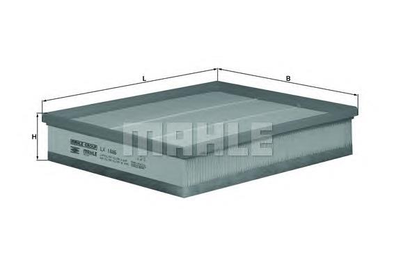 Елемент повітряного фільтра Mahle Original LX1886 ціна, від 13.94 USD