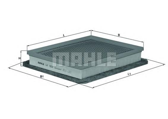 Елемент повітряного фільтра Mahle Original LX1926 ціна, від 11.97 USD