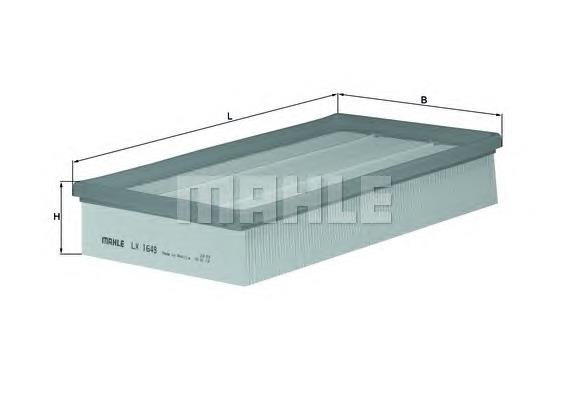 LX1649 Mahle Original Повітряний фільтр двигуна