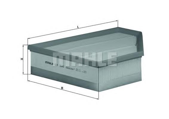 Купити LX1640 Mahle Original Автомобільний фільтр повітря