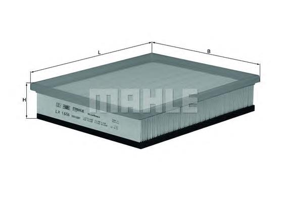 LX1656 Mahle Original Повітряний фільтр двигуна