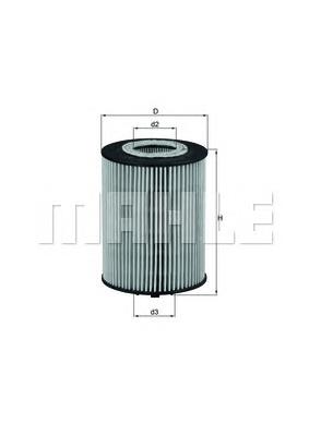 Масляний фільтр OX367D Mahle Original