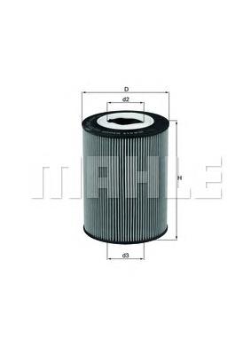 Масляний фільтр OX359D Mahle Original