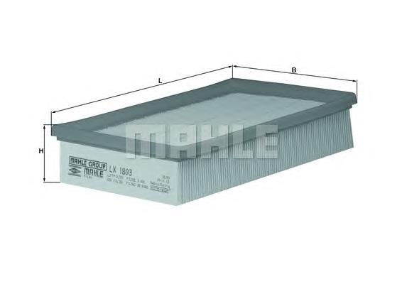 Елемент повітряного фільтра Mahle Original LX1803 ціна, від 5.28 USD