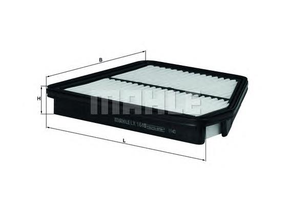 Елемент повітряного фільтра Mahle Original LX1840 ціна, від 5.25 USD