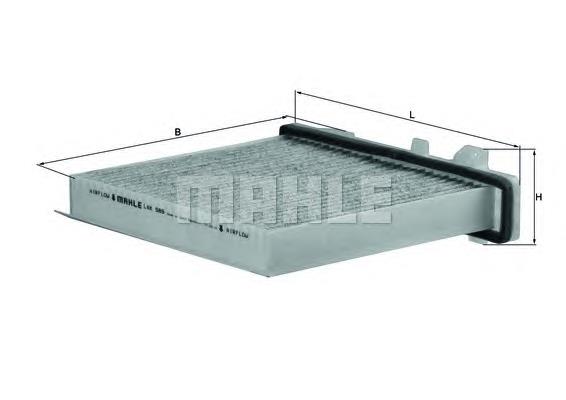 Купити LAK589 Mahle Original Фільтр салону вугільний