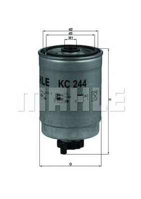 Фільтр тонкого очищення палива Mahle Original KC244 ціна, від 36.76 USD