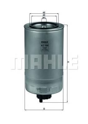 Купити KC186 Mahle Original Фільтр-відстійник палива грубої очистки