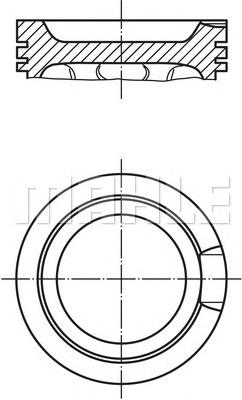 Поршень в зборі Mahle Original 0331400 ціна, від 232.25 USD