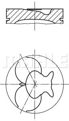 0022410 Mahle Original Поршень в зборі