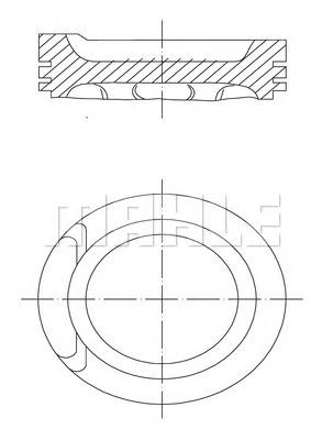 Поршень в зборі Mopart 1021287000 ціна, від 53.61 USD