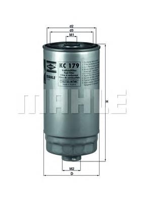 Купити KC179 Mahle Original Фільтр-відстійник палива грубої очистки
