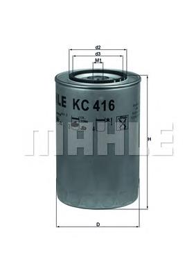 Фільтр паливний Mahle Original KC416