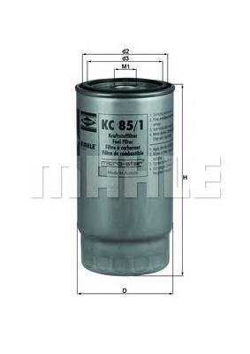 Фільтр паливний Mahle Original KC851