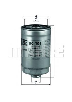 Паливний фільтр KC101 Mahle Original
