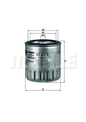 Купити KC631D Mahle Original Фільтр-відстійник палива грубої очистки