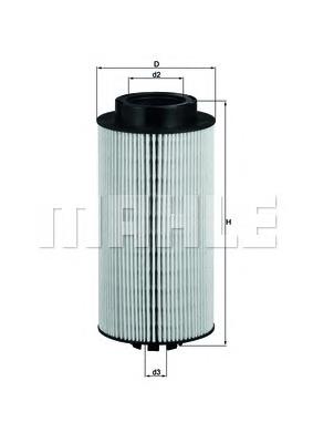 Купити KX264D Mahle Original Фільтр-відстійник палива грубої очистки