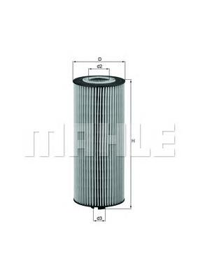 OX174D Mahle Original Фільтр масла