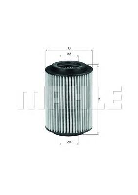 Масляний фільтр OX347D Mahle Original