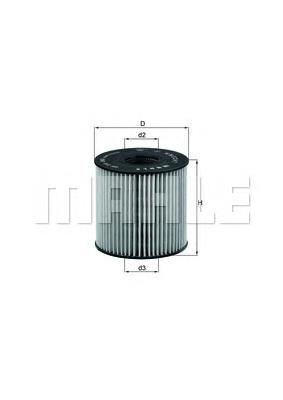 Масляний фільтр OX210D Mahle Original