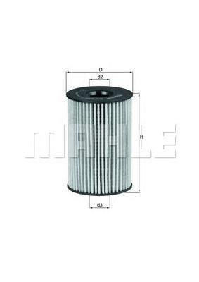 OX3537D Mahle Original Фільтр масла