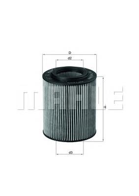 Фільтр масляний Mahle Original OX1541D