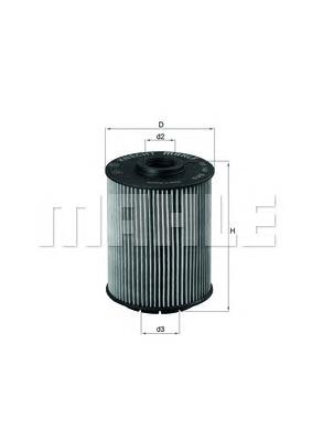 Масляний фільтр OX160D Mahle Original