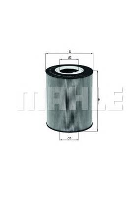 Масляний фільтр двигуна Mahle Original OX146D ціна, від 9.67 USD