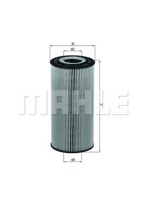 OX1231D Mahle Original Фільтр масла