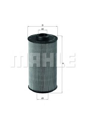 Масляний фільтр двигуна Mahle Original OX1521D ціна, від 10.53 USD