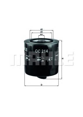 OC214 Mahle Original Фільтр масла