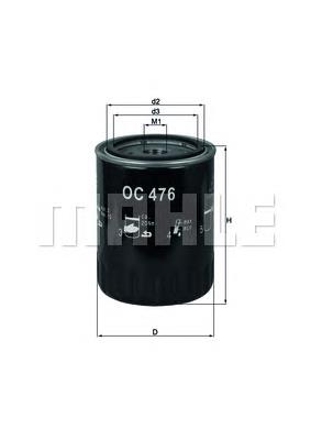Купити OC476 Mahle Original Фільтр очищення масла відцентровий