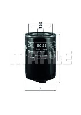 Купити OC51OF Mahle Original Фільтр очищення масла відцентровий