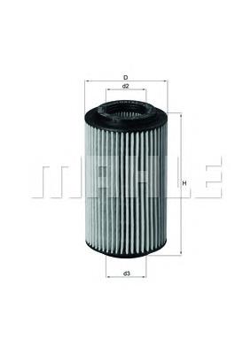 Фільтр масляний Mahle Original OX1537D1