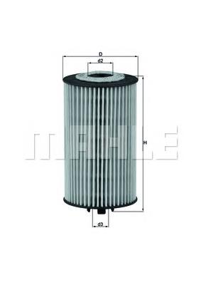 Масляний фільтр OX401D Mahle Original