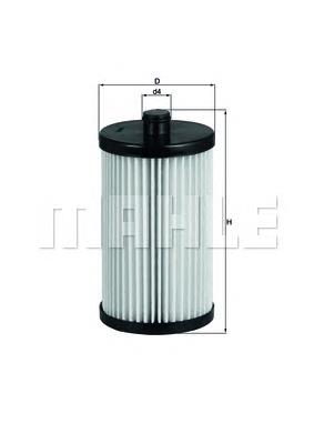 Купити KX222D Mahle Original Фільтр-відстійник палива грубої очистки