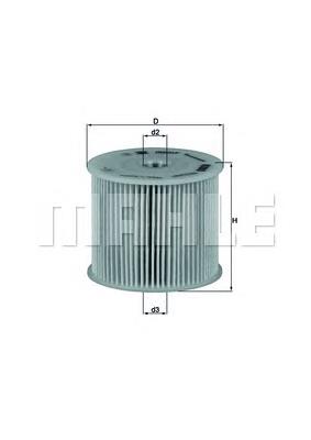 Паливний фільтр KX85D Mahle Original