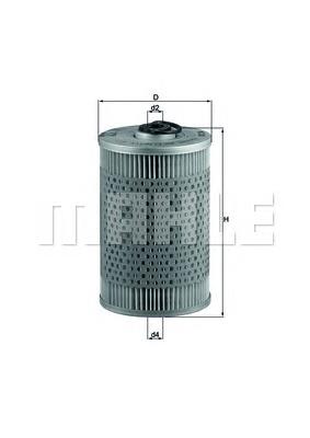 Купити KX36D Mahle Original Фільтр-відстійник палива грубої очистки