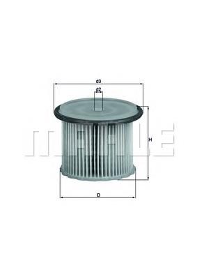 Купити KX631 Mahle Original Фільтр-відстійник палива грубої очистки