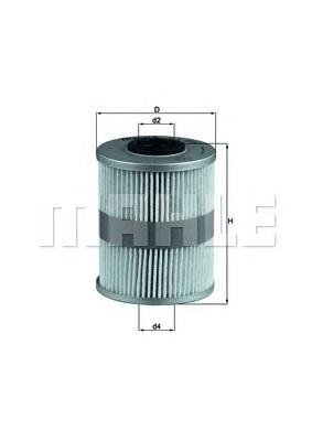 Фільтр паливний Mahle Original KX206D