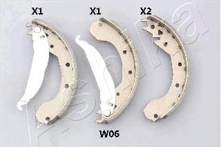 Колодки гальмові задні, барабанні Ashika 550WW06 ціна, від 22.24 USD