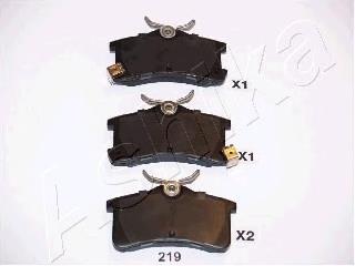 Задні гальмівні колодки Ashika 5102219 ціна, від 18.13 USD