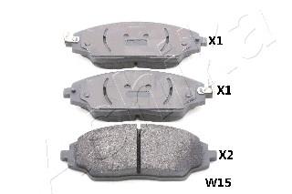 Гальмівні колодки Ashika 500WW15 ціна, від 18.80 USD