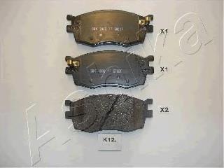 Гальмівні колодки Ashika 500KK12 ціна, від 16.12 USD