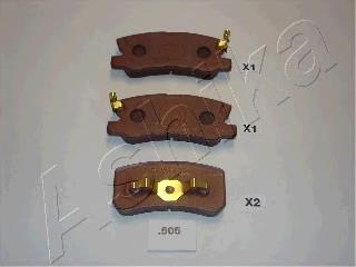 Задні гальмівні колодки Ashika 5105505 ціна, від 20.19 USD