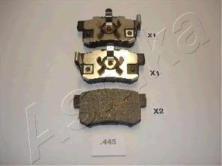 5104445 Ashika Колодки гальмівні задні, дискові