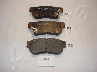 Купити 510HH04 Ashika Задні колодки