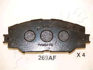 5002269 Ashika Передні гальмівні колодки